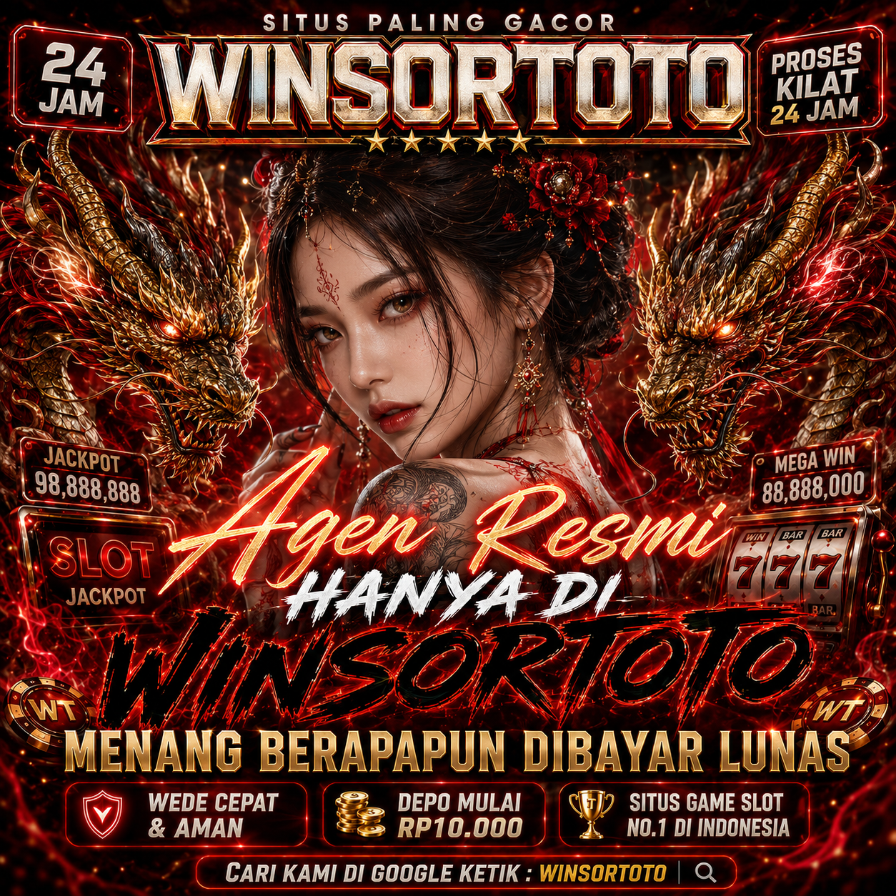 WINSORTOTO: Link Agen Slot Online Gacor Hari Ini Dengan Situs Resmi Toto Togel Depo 5K 2026